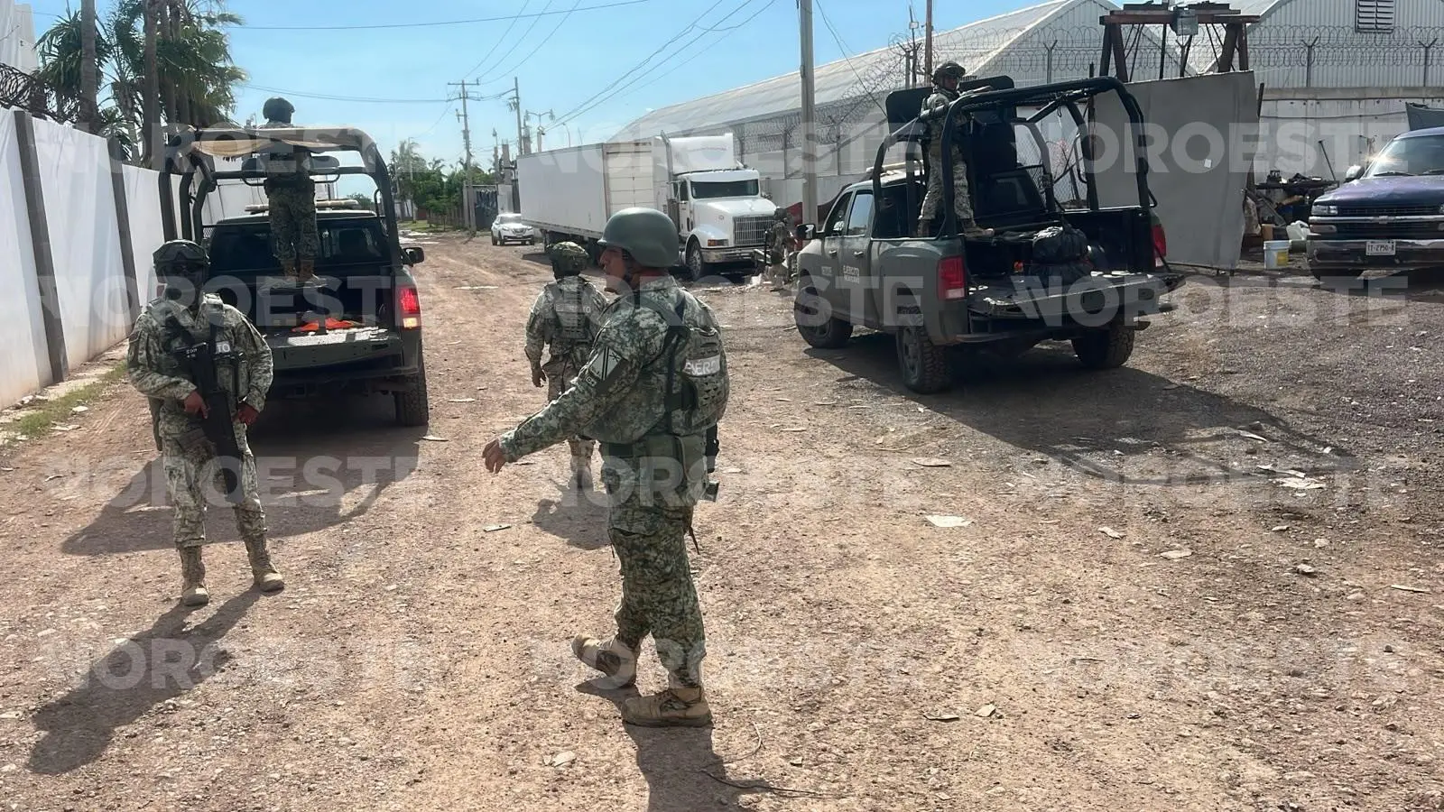 $!Enfrentamiento deja un presunto agresor abatido y un efectivo naval herido en Culiacán