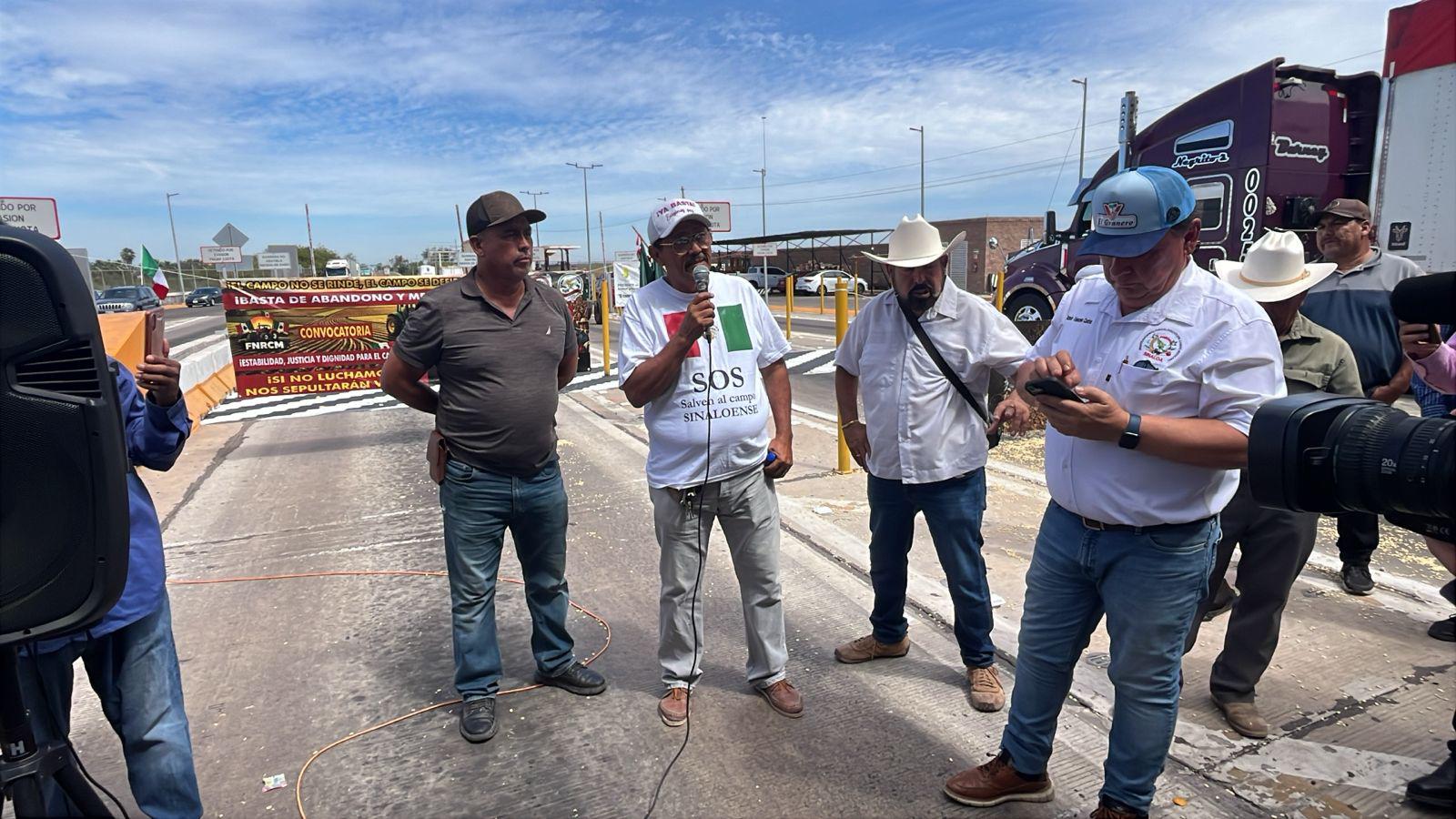 $!Esta es la situación de las manifestaciones de agricultores en Sinaloa durante el tercer día de movilización