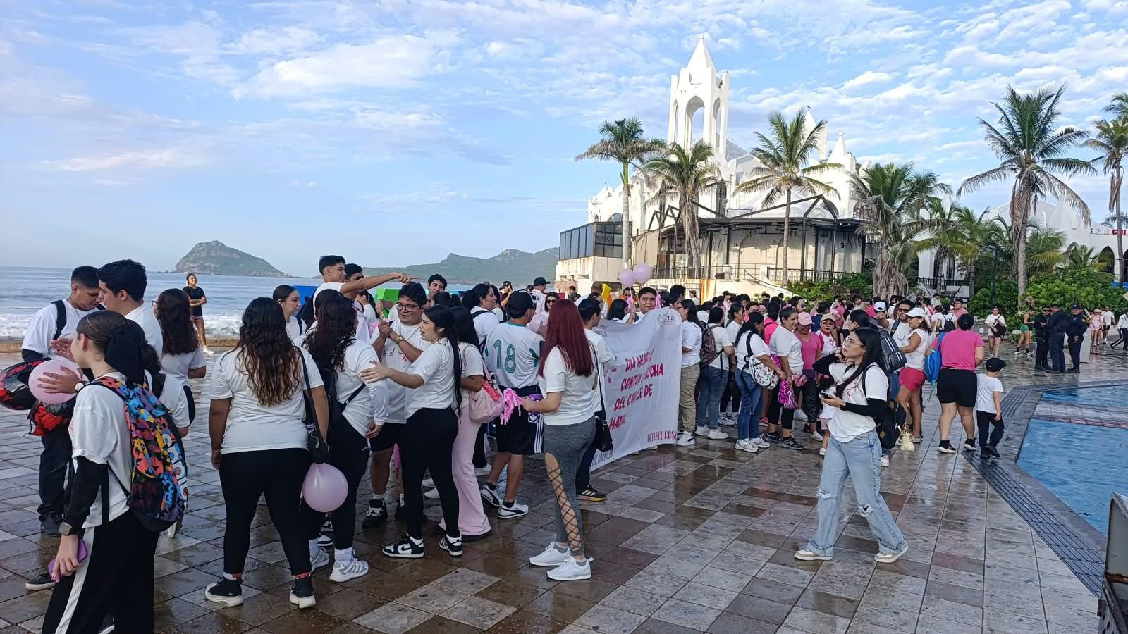 $!Realizan caminata ‘Octubre Rosa 2026’ en Mazatlán para impulsar la detección oportuna del cáncer de mama