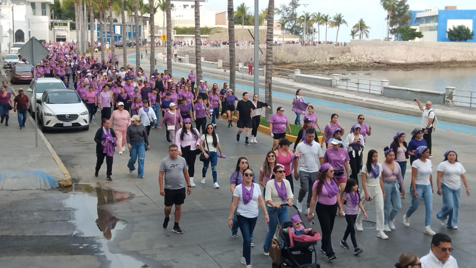 $!Mazatlán conmemora el 8M con caminata institucional, entre promesas y ausencias