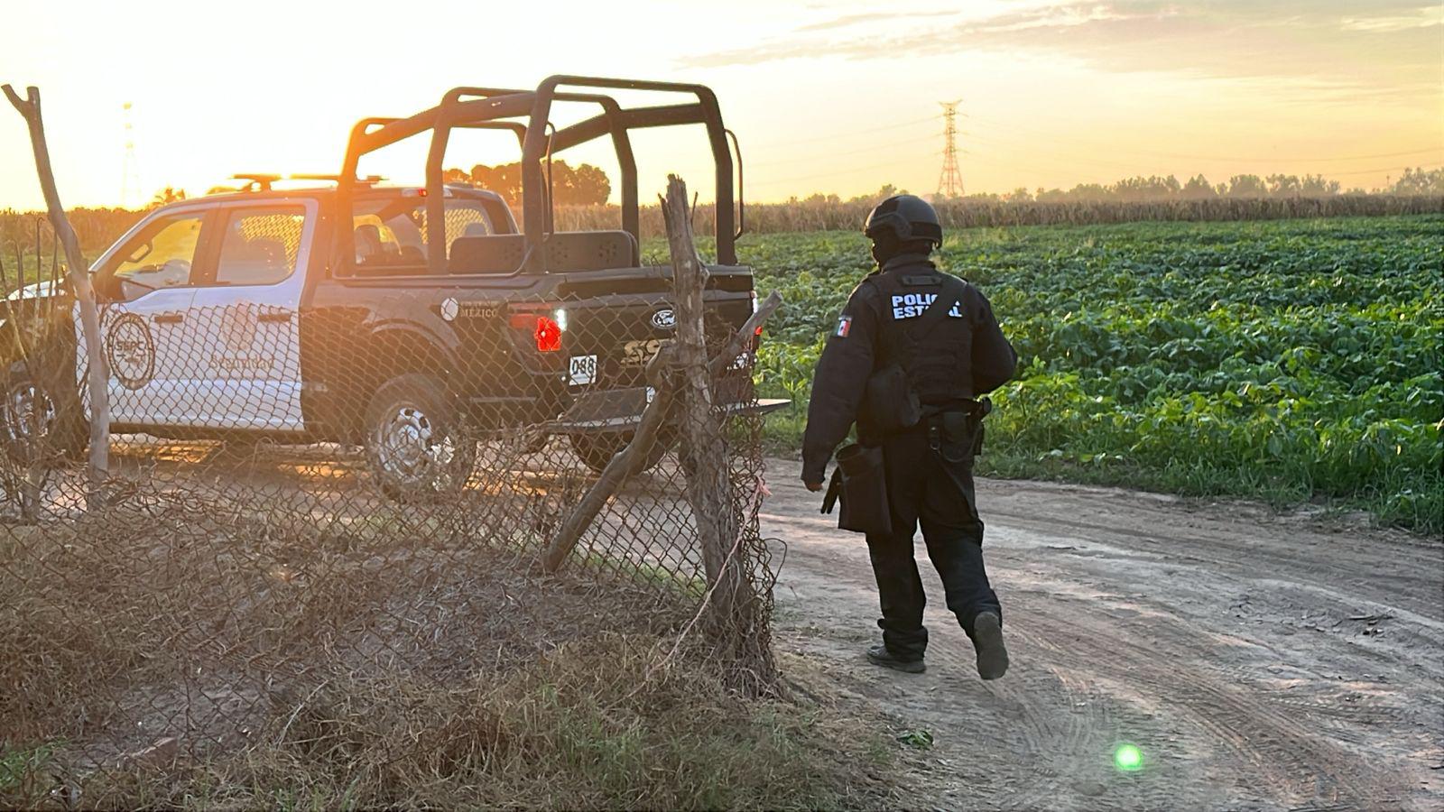 $!Hallan a un hombre asesinado a balazos en parcela de Navolato
