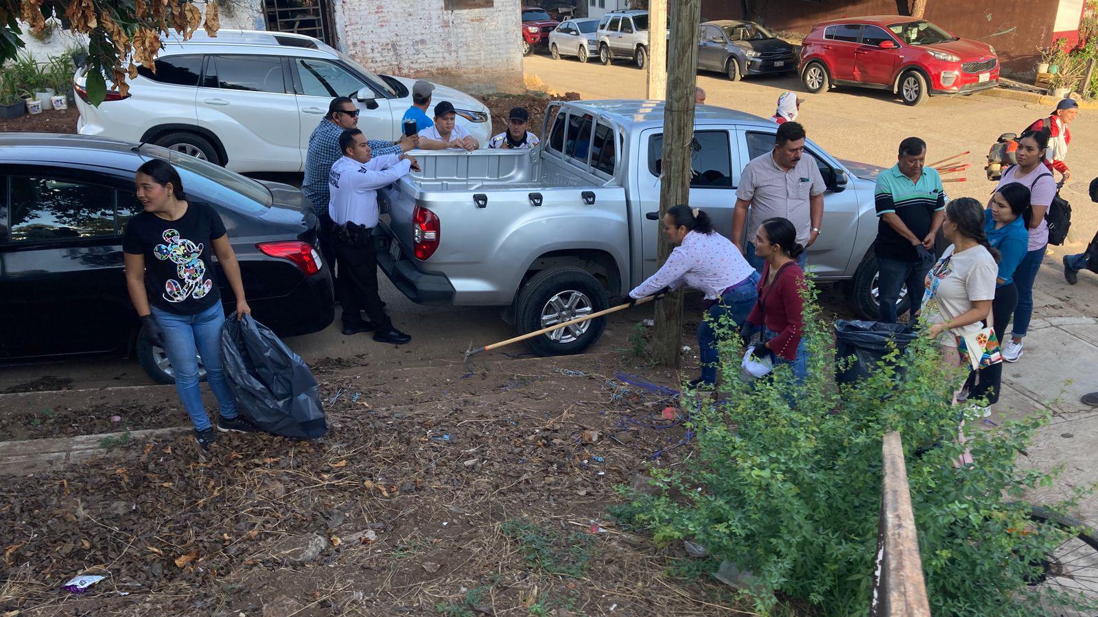 $!Programa ‘Mazatlán te quiero limpio’ llega a Parque Lomas del Ébano y Gobierno buscará el rescate del espacio