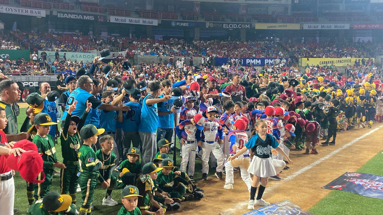 $!Arranca en Mazatlán el Torneo Nacional de Beisbol de Regiones Infantil Mayor y Escuelita