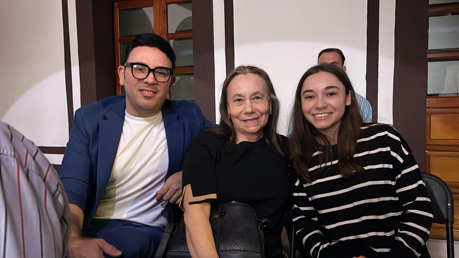 $!Iván León, Gabriela Herrera y Lucía Ribeiro.