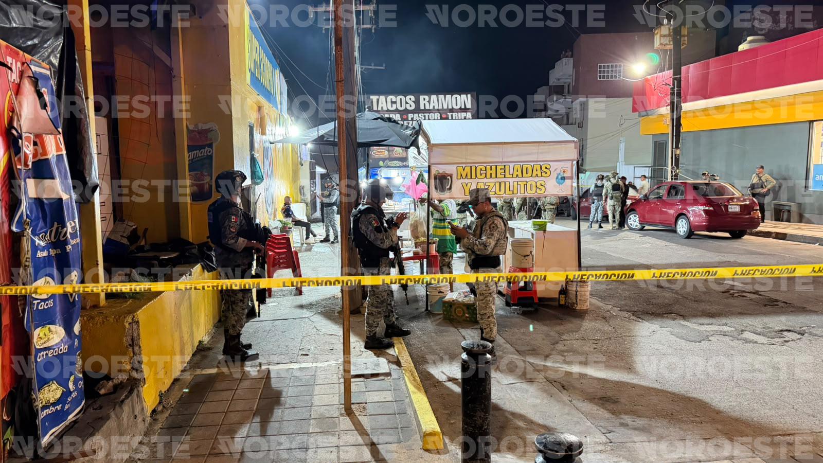 $!Atacan a balazos a taquero en zona frente al Malecón de Mazatlán