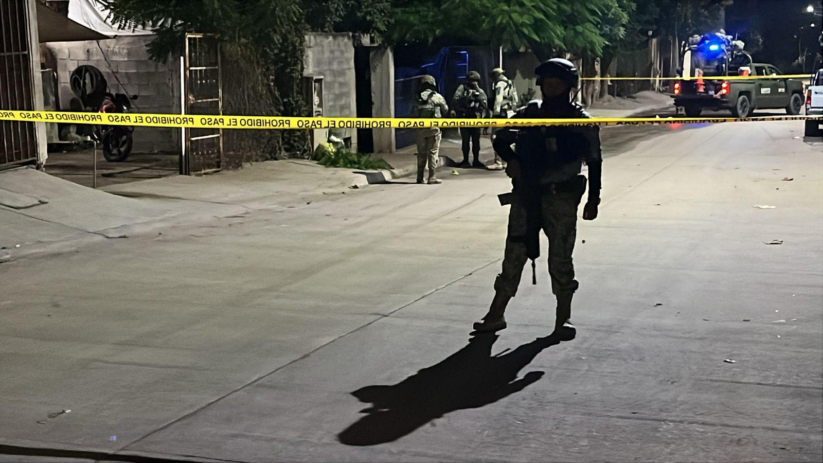 $!Atacan a balazos a hombre dentro de domicilio de la colonia Proyecto Alfa, en Culiacán