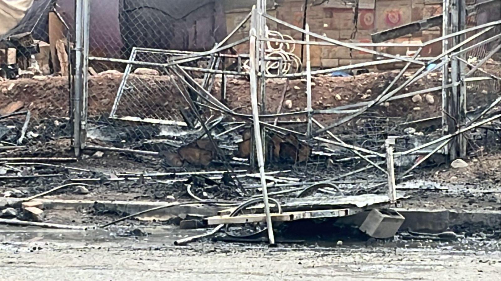 $!Incendio consume por completo negocio de alimentos en la colonia 22 de Diciembre, en Culiacán