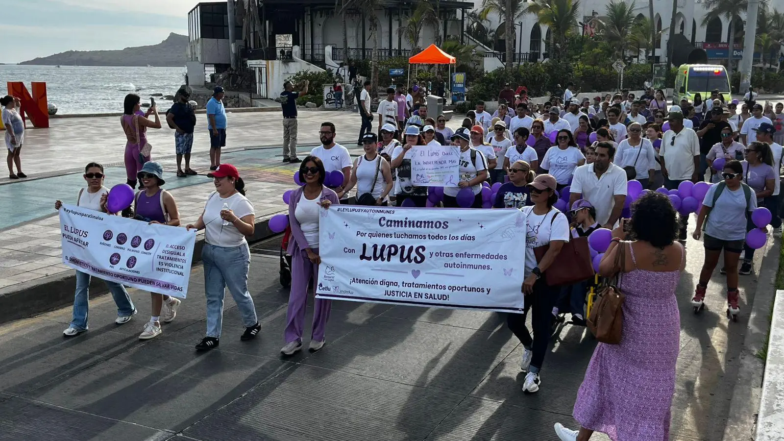 $!Marchan mazatlecos por los derechos de las personas con lupus