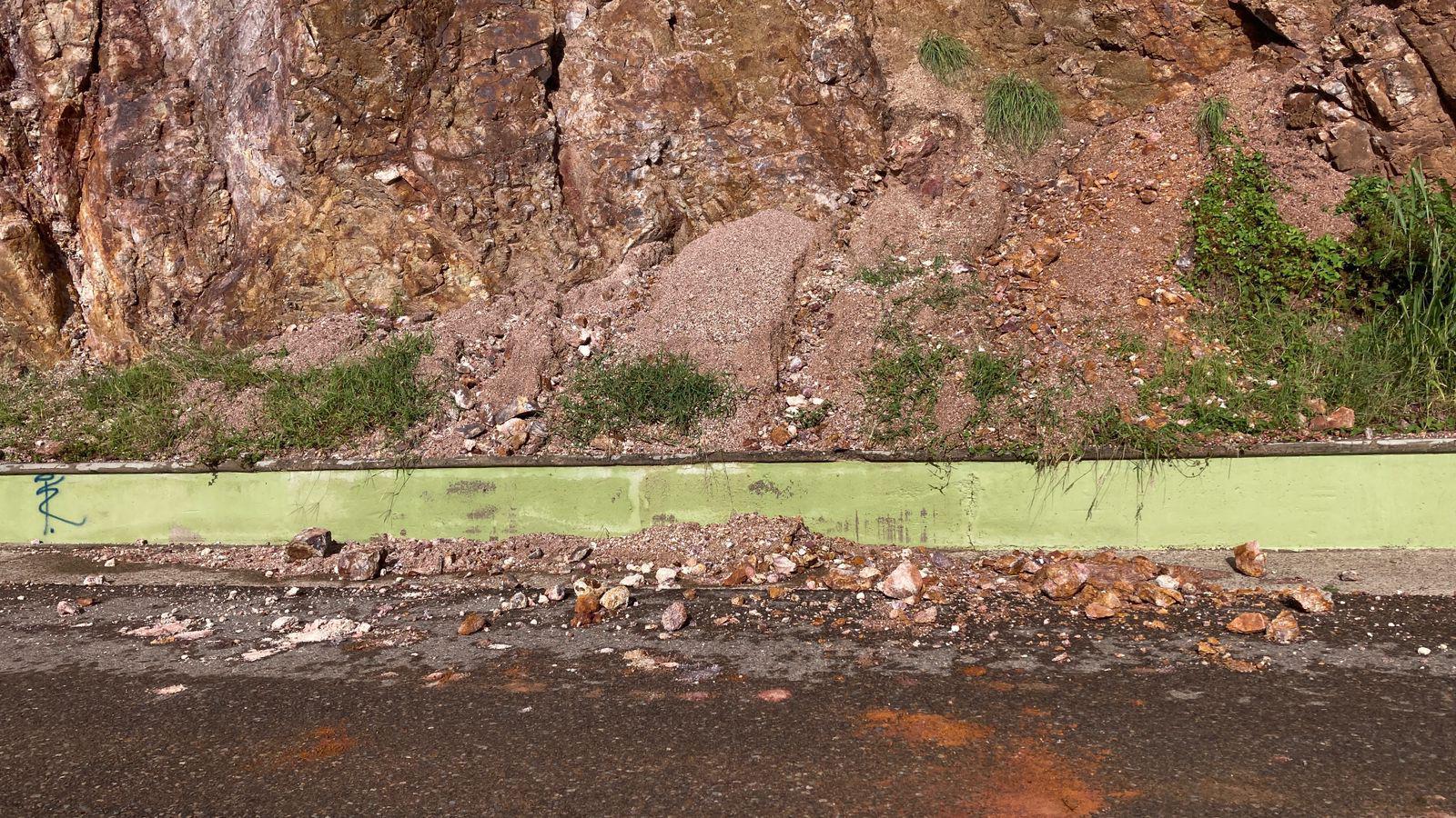 $!Se registra deslave en el Cerro del Vigía tras lluvias en Mazatlán