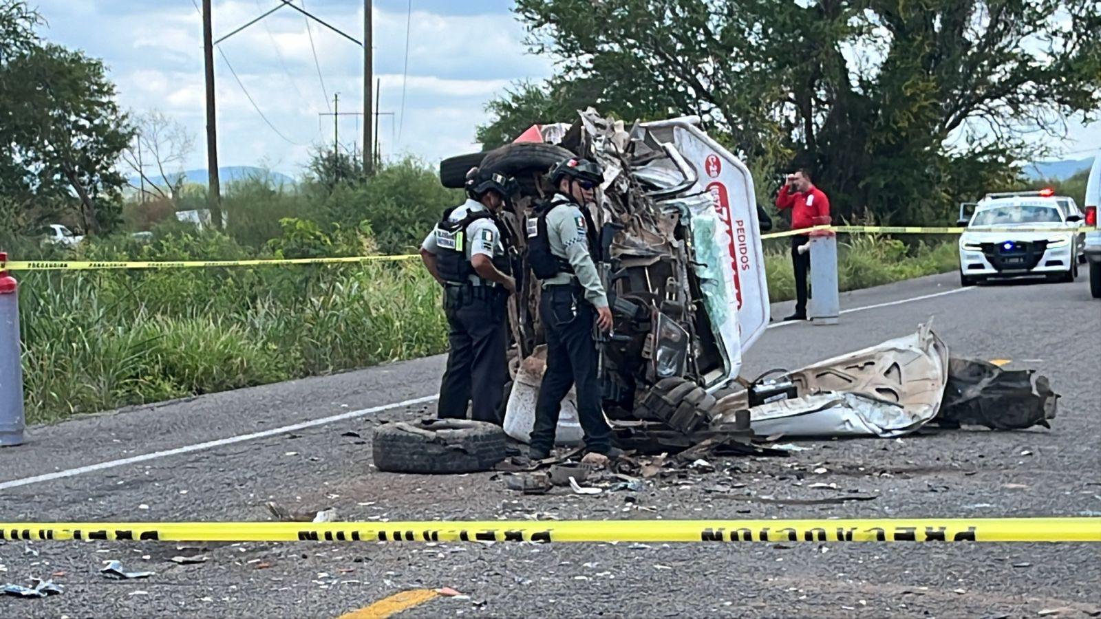 $!Choque en Pericos, Mocorito deja un muerto y tres heridos