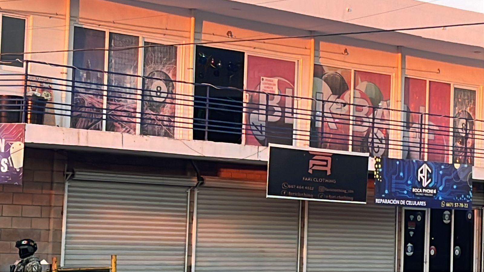 $!Hieren de bala a un hombre dentro de un billar del sector Barrancos, en Culiacán