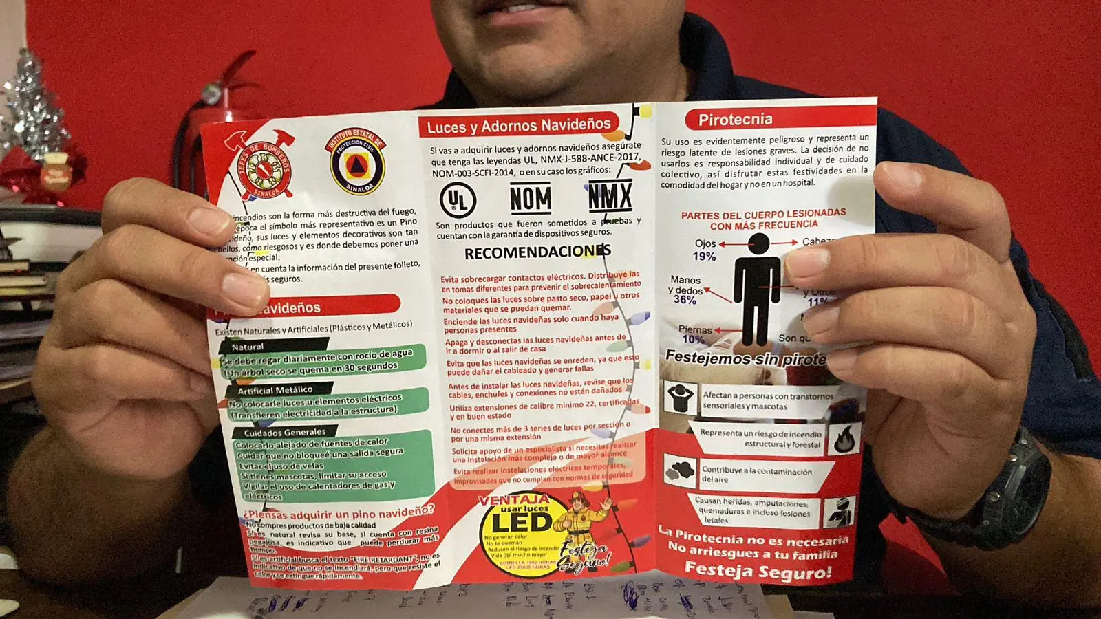 $!Impulsan campaña ¡Festeja Seguro! para que fiestas decembrinas no se conviertan en una situación lamentable