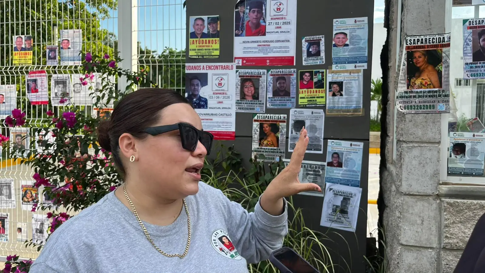 $!Colectivos de búsqueda colocan fichas para denunciar abandono del Centro de Identificación Humana en Mazatlán