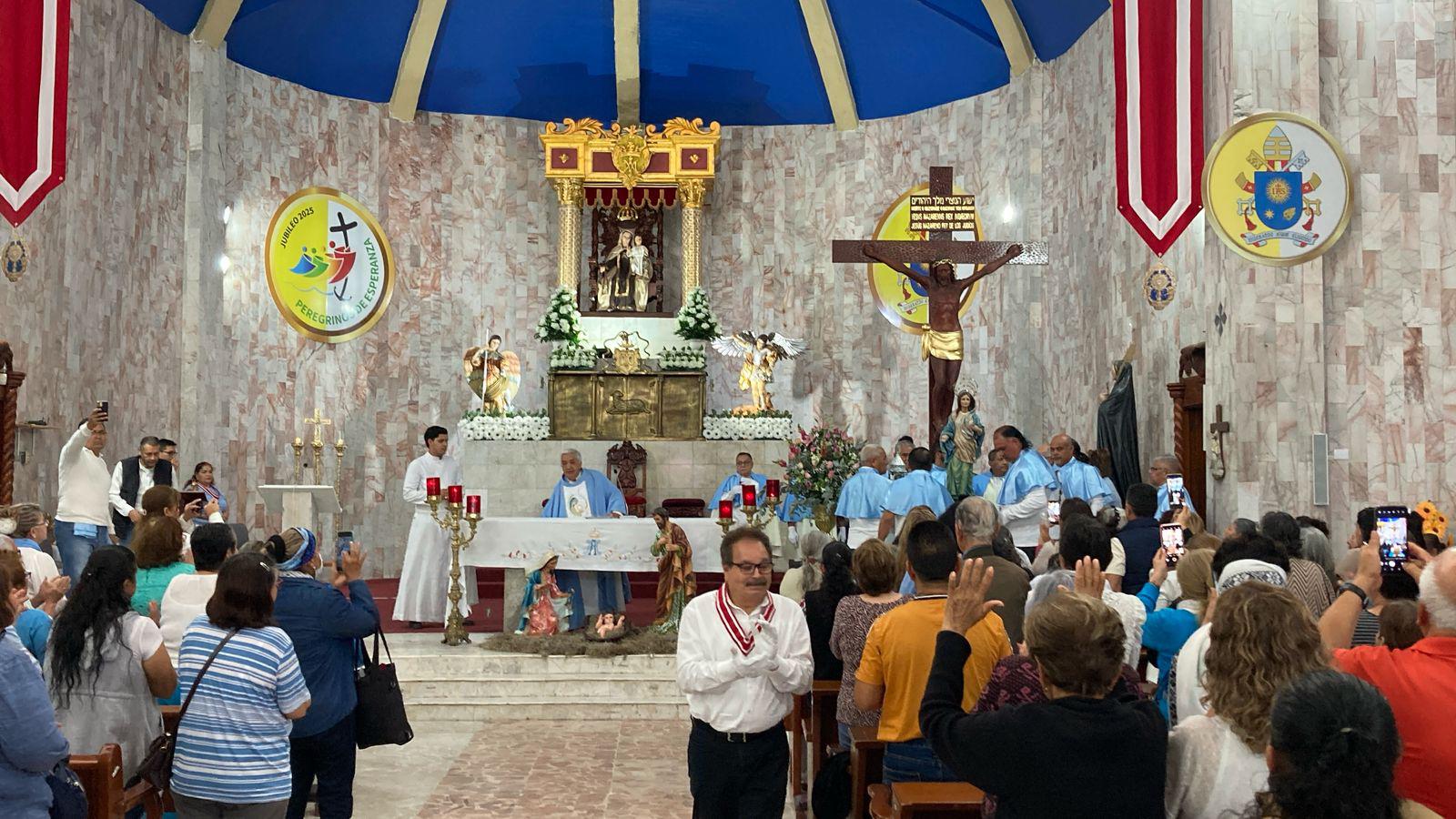 $!Visita de la Virgen de Nazaret llena de júbilo a la Parroquia de Nuestra Señora del Carmen