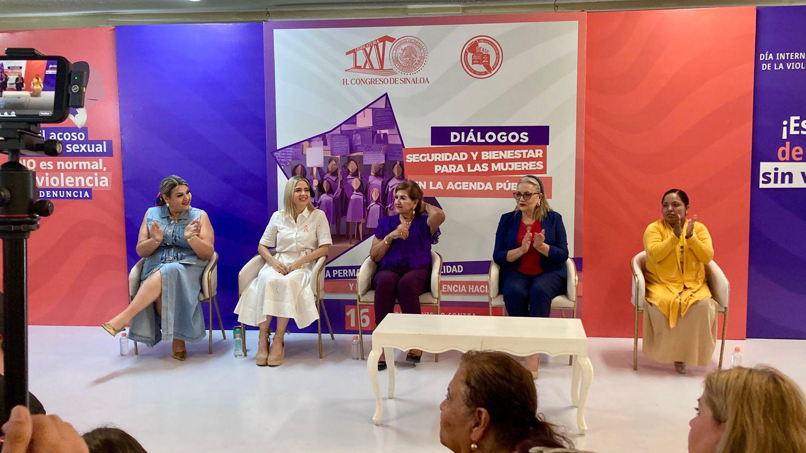 $!Celebran en Mazatlán conversatorio ‘Diálogos sobre Seguridad y Bienestar de las Mujeres en la Agenda Pública’