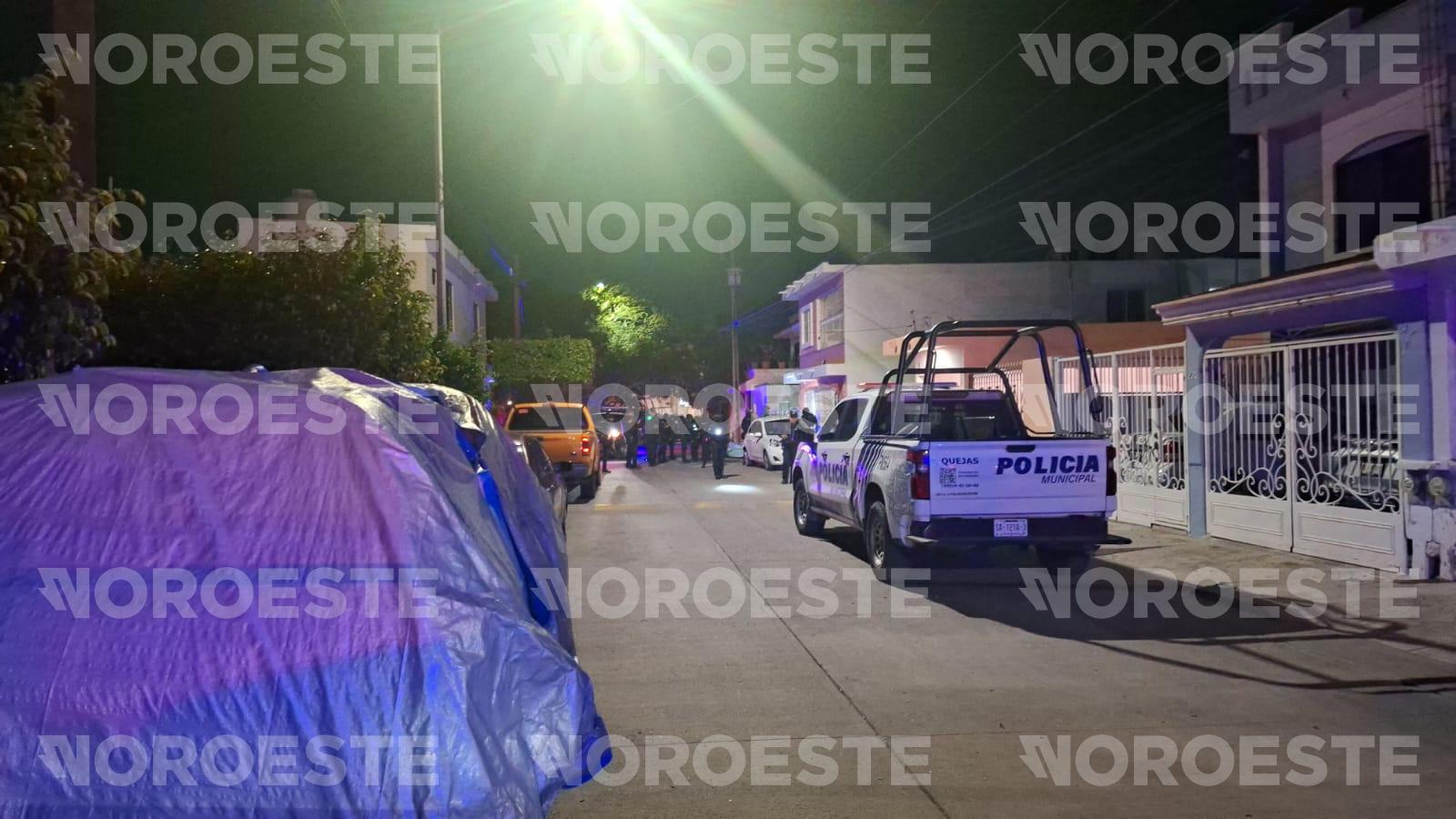 $!Asesinan a un hombre de varios disparos en el fraccionamiento Puesta del Sol, en Mazatlán