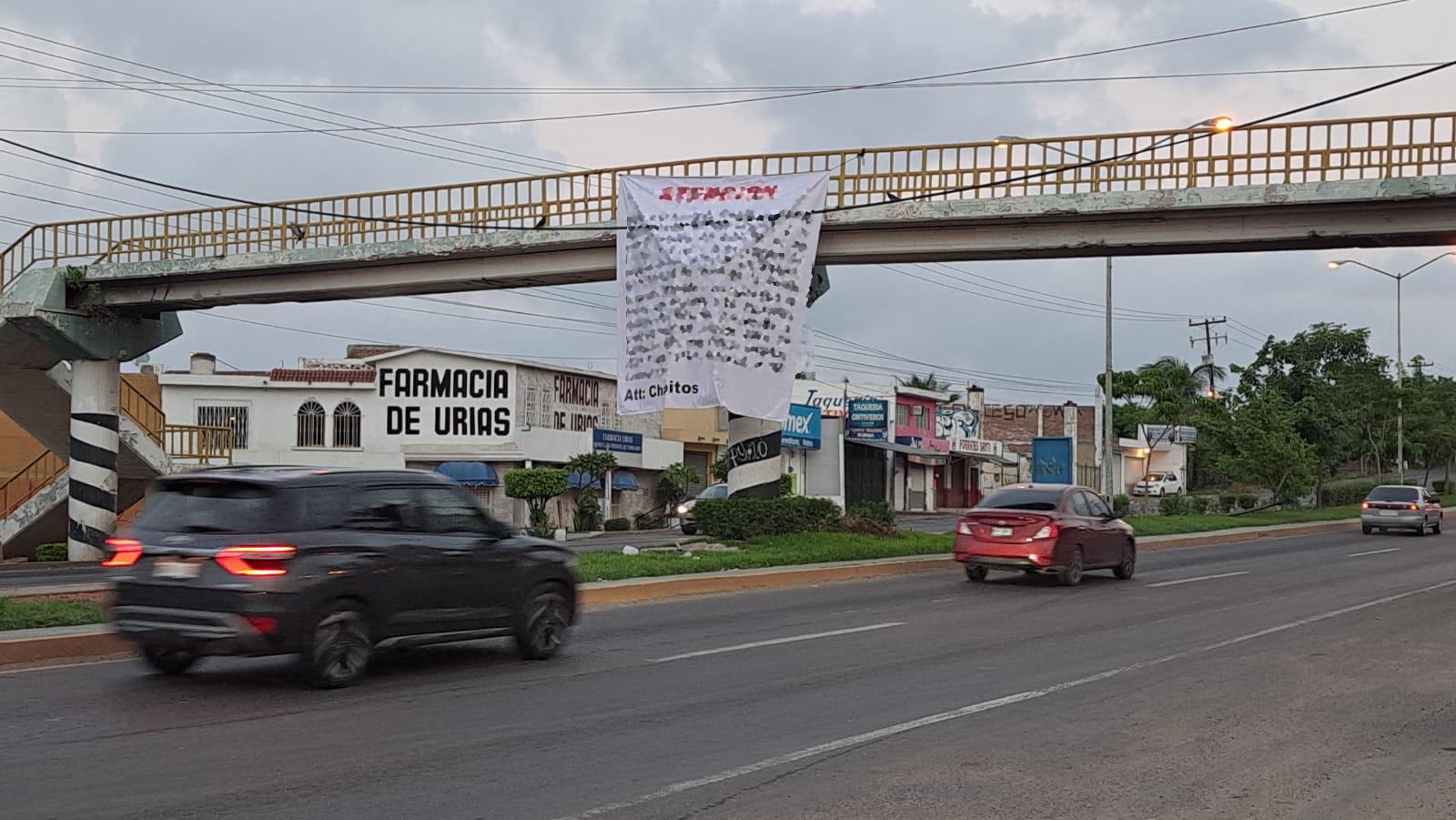 $!Amanece Sinaloa con mensajes de prohibición del fentanilo; lo atribuyen a los ‘Chapitos’