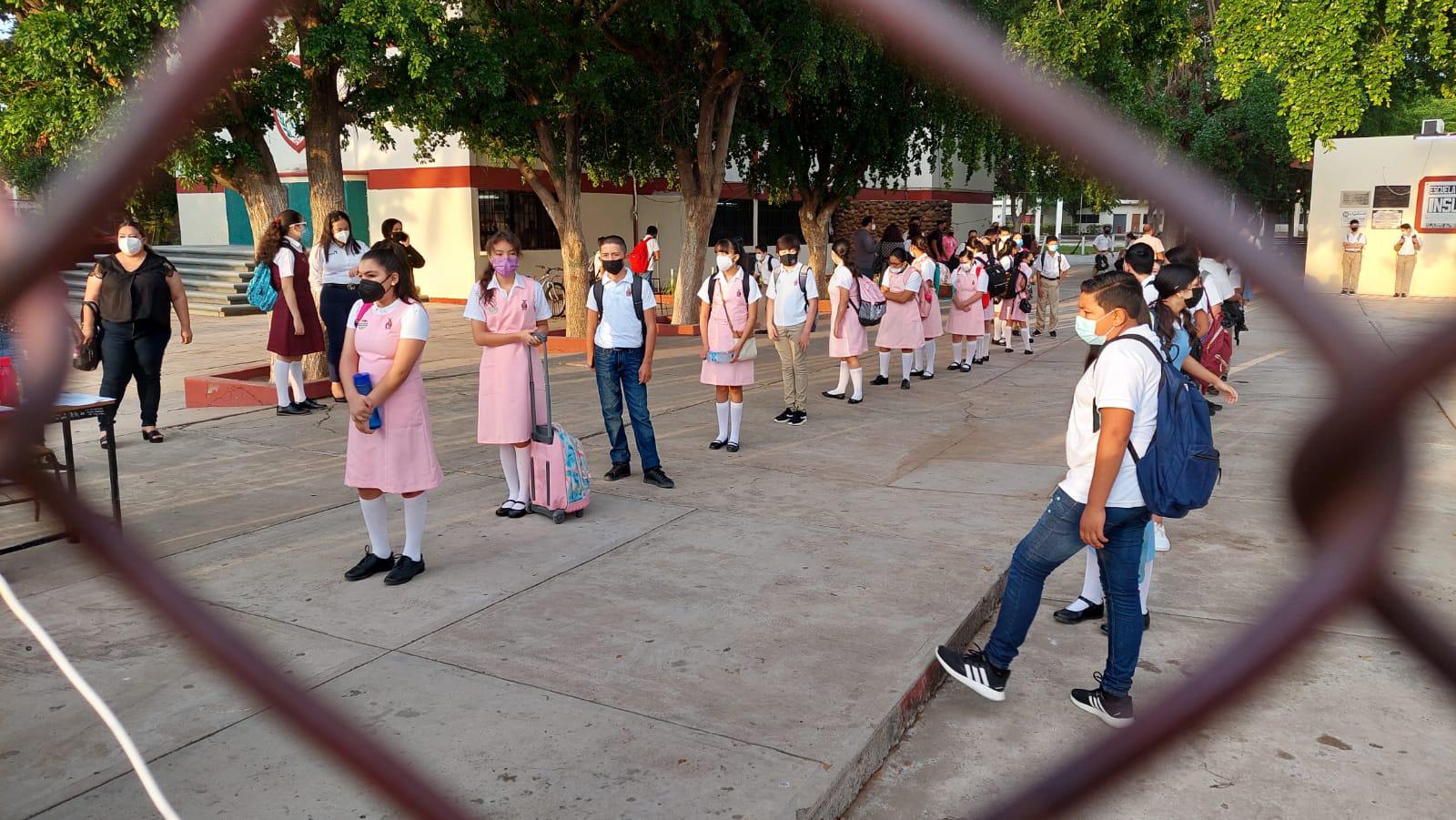$!En Guasave y Sinaloa municipio ya son 322 escuelas en modelo educativo híbrido