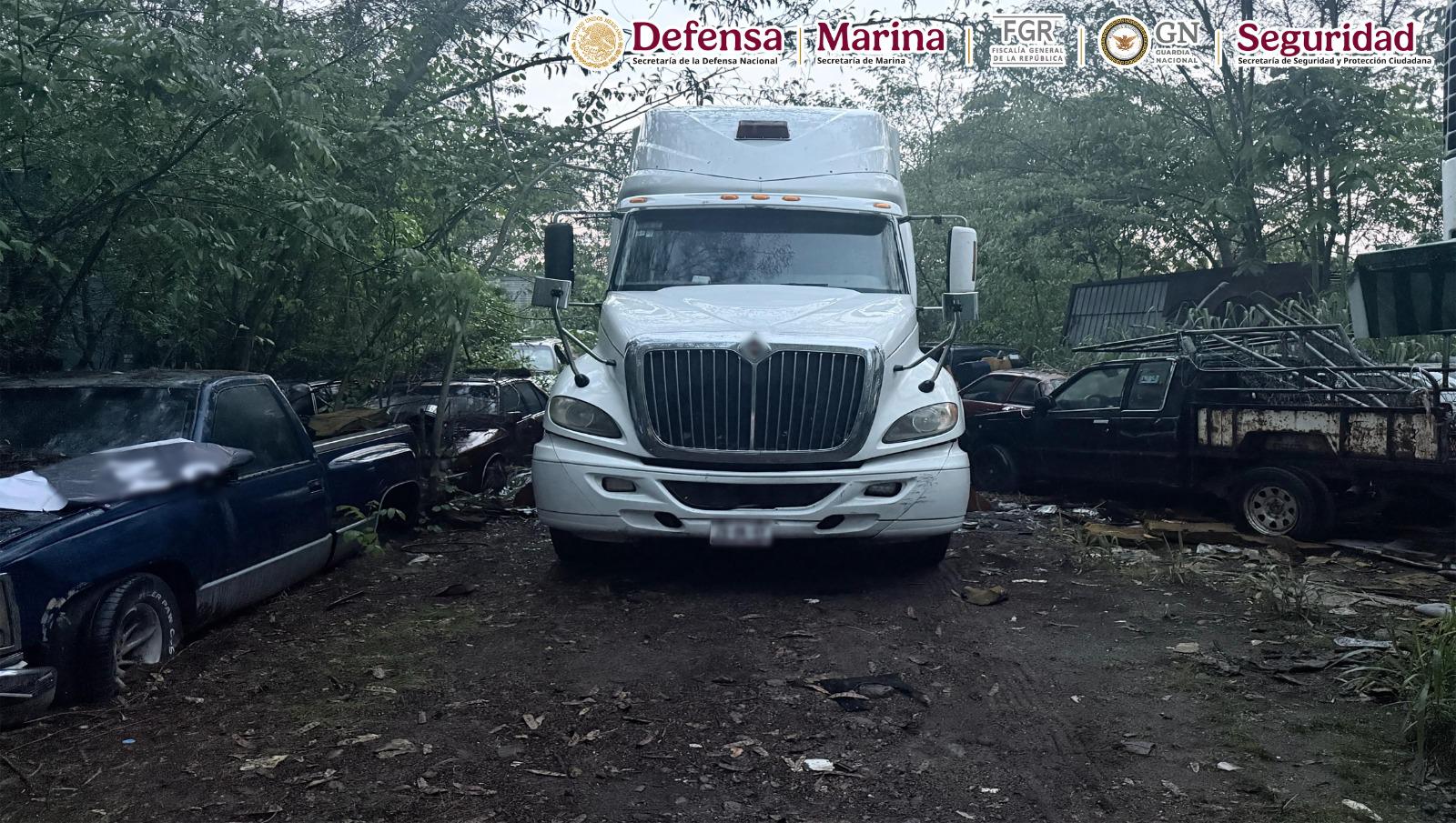 $!Catean inmueble en Chiapas y aseguran arsenal con más de media tonelada de cocaína
