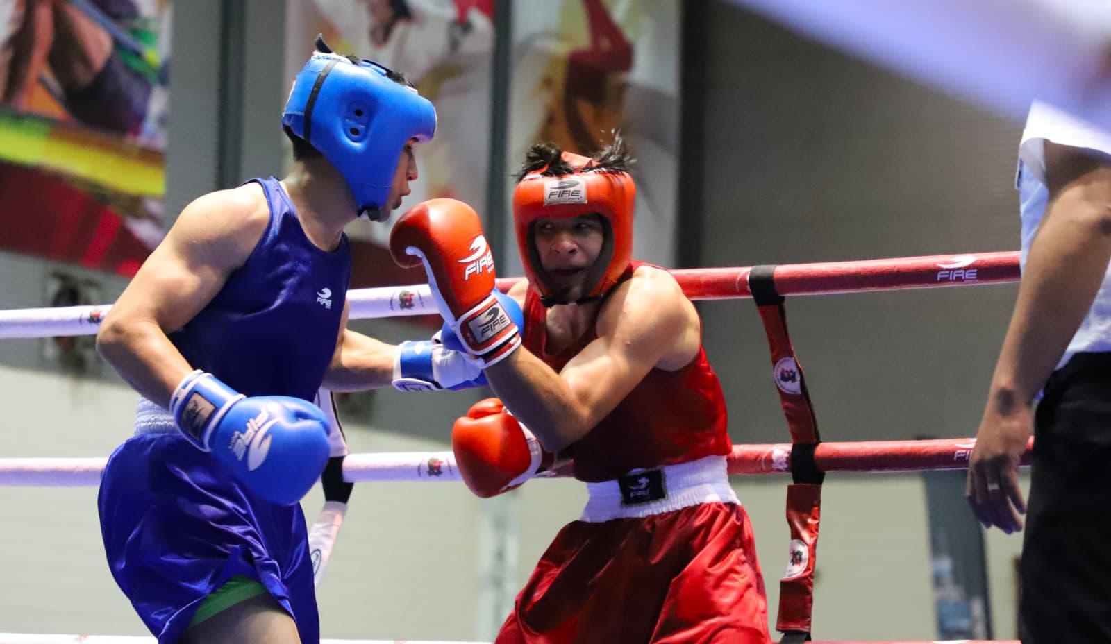 $!Mazatleco Jorge Nieblas va por el bicampeonato de la Olimpiada Nacional de Boxeo