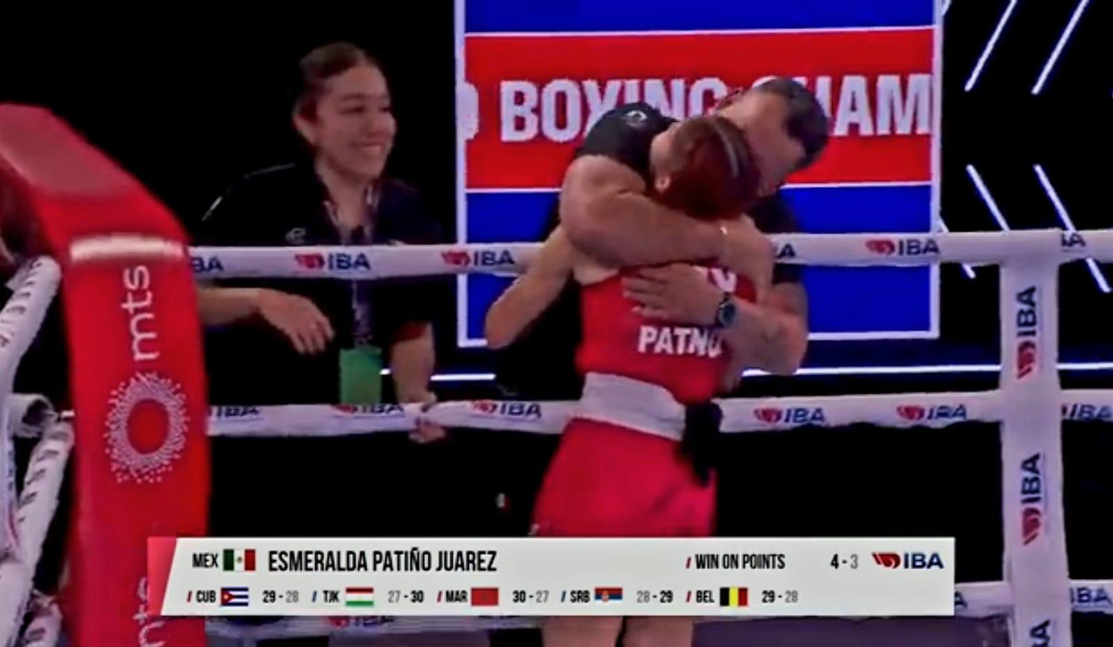 $!Mazatleca Esmeralda Patiño debuta con victoria en el Campeonato Mundial de Boxeo Femenil
