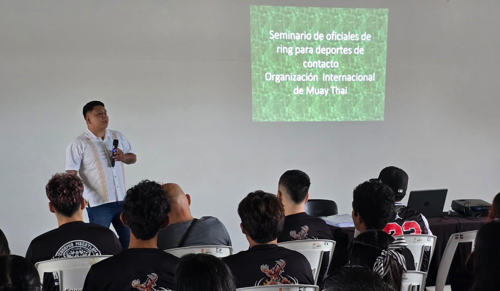 $!Sientan las bases para la creación formal de la Escuela de Jueces y Réferis de Kickboxing en Mazatlán