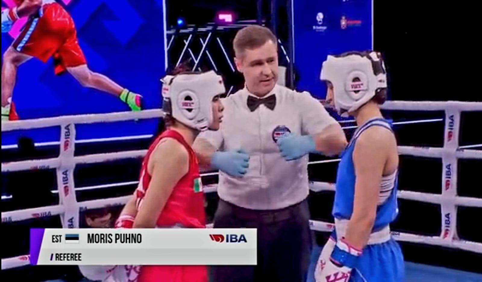 $!Mazatleca Esmeralda Patiño debuta con victoria en el Campeonato Mundial de Boxeo Femenil