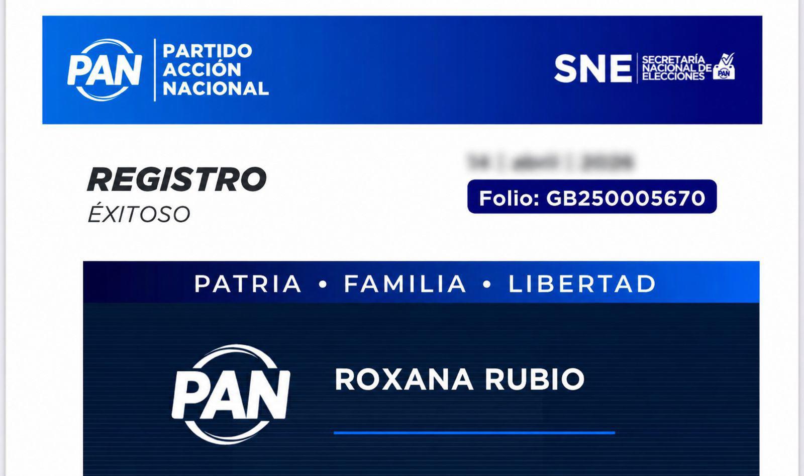 $!Busca Roxana Rubio la candidatura del PAN a la Gubernatura de Sinaloa
