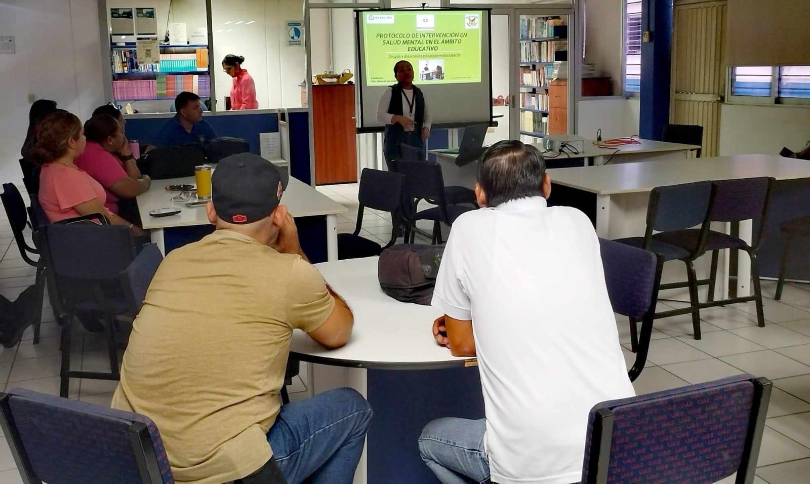 $!Docentes de Rosario reciben capacitación sobre protocolos de intervención en salud mental