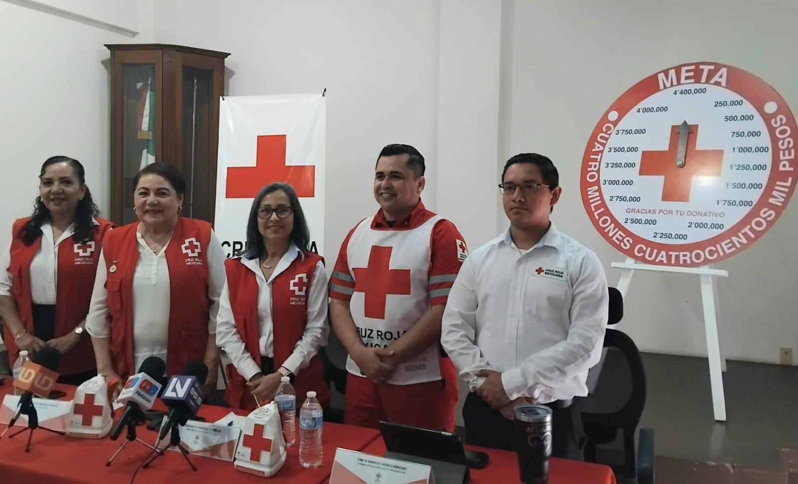 $!Arrancará Cruz Roja Mazatlán Colecta Anual el 10 de marzo con la meta de recabar $4.4 millones