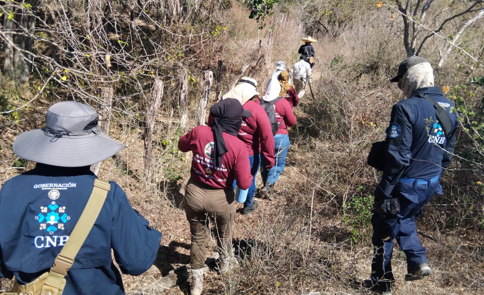 $!Colectivos y la Comisión Nacional de Búsqueda realizan jornada de prospección en El Verde, Concordia