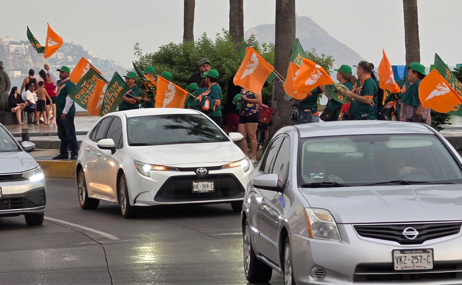 $!Lleva Movimiento Ciudadano mensaje de unidad en Mazatlán a través del Mundial