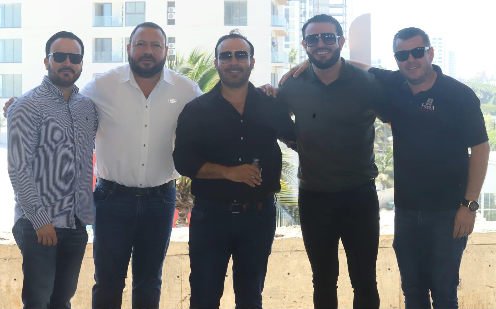 $!Daniel Pérez, Alberto Arellano, Francisco Peraza, Alfredo Valdez e Iván Sánchez.