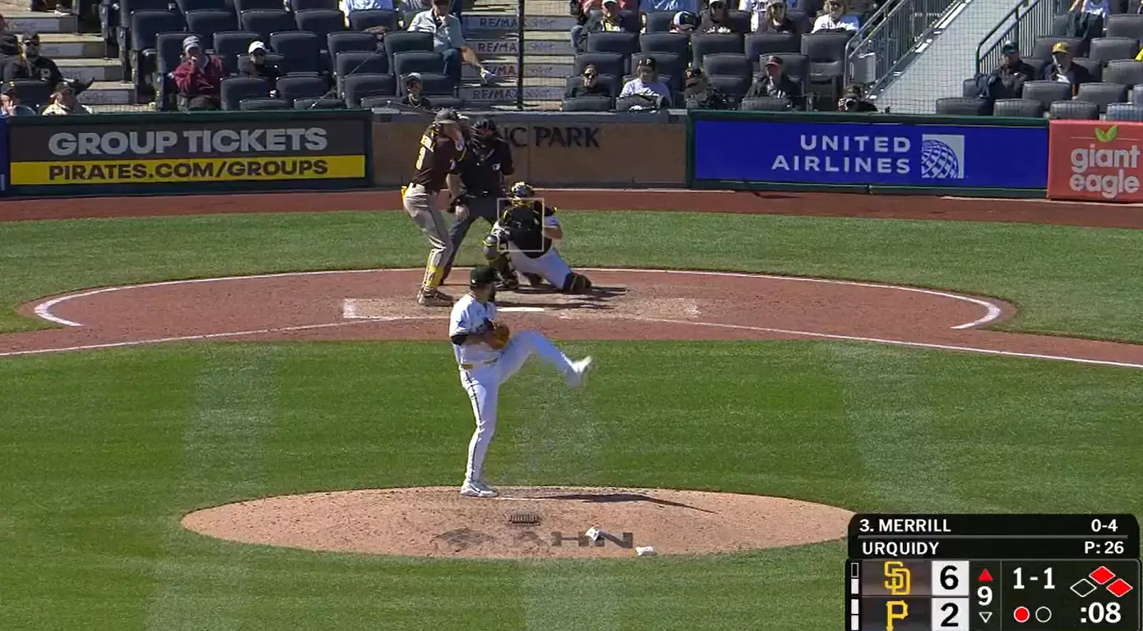 $!José Urquidy releva en derrota de Piratas ante Padres