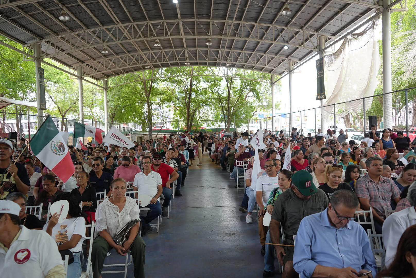 $!Morena reúne a militancia en Culiacán; llama a defender ‘la transformación’ y la soberanía nacional