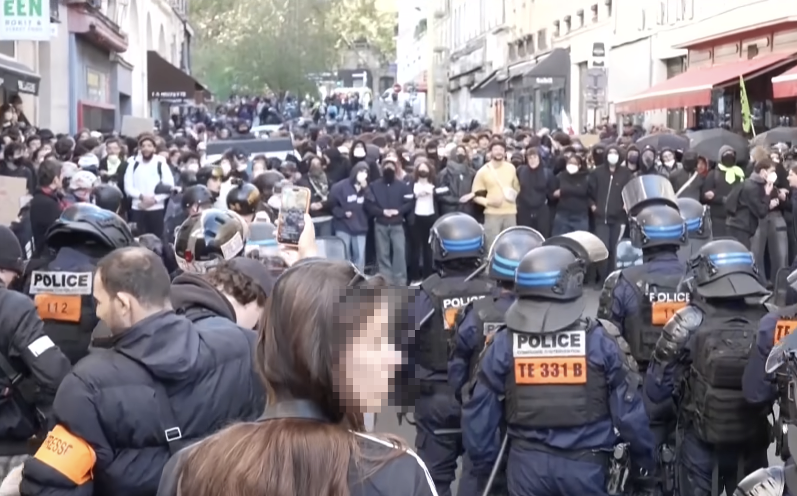 $!Jornada de protestas en Francia deja al menos mil 800 detenidos