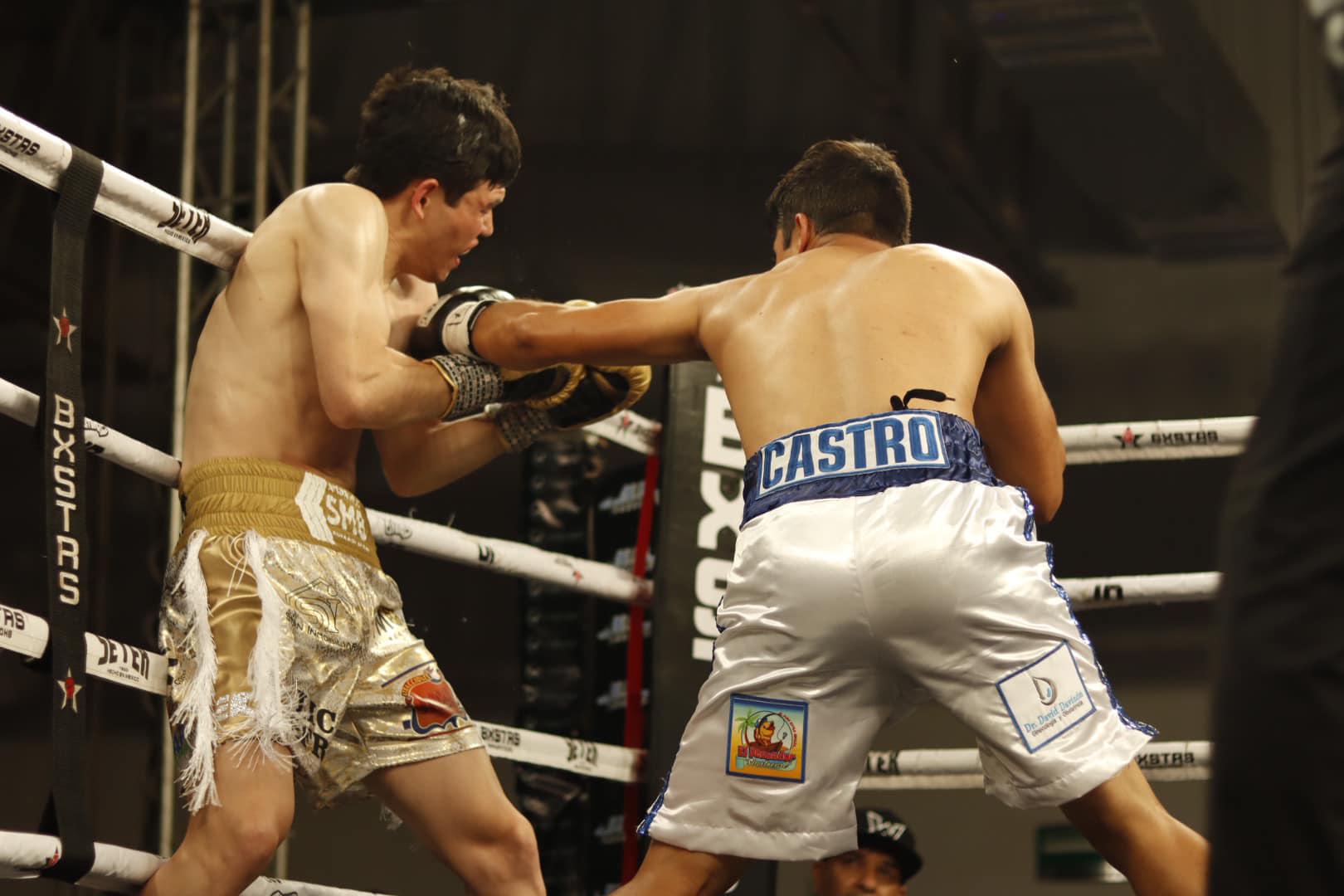 $!Nazario Castro sorprende con nocaut al culichi Héctor Escobar