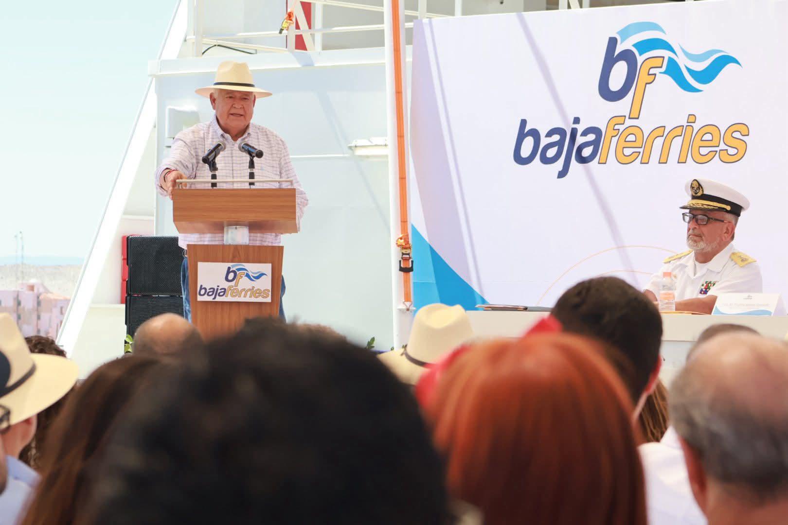 $!Abanderan al buque Cabo Star, que operará la ruta La Paz-Mazatlán