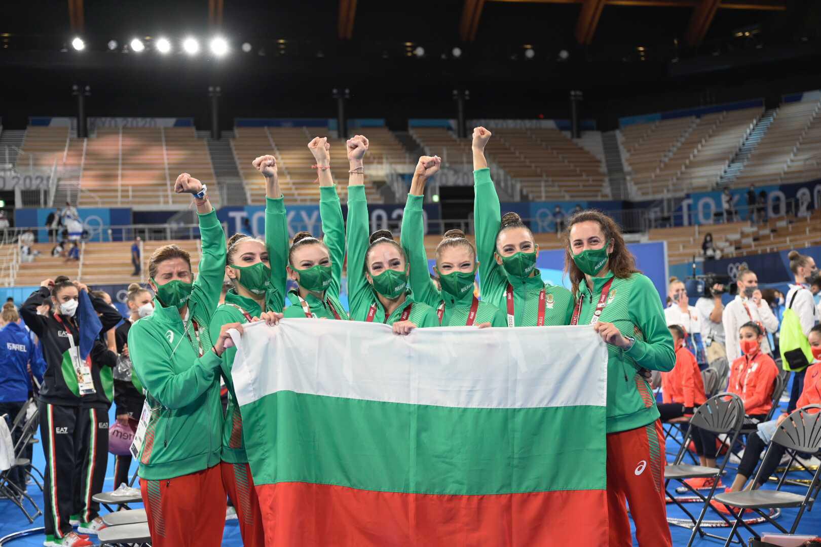 $!Bulgaria rompe hegemonía del ROC en concurso completo por equipos de gimnasia rítmica en Tokio 2020