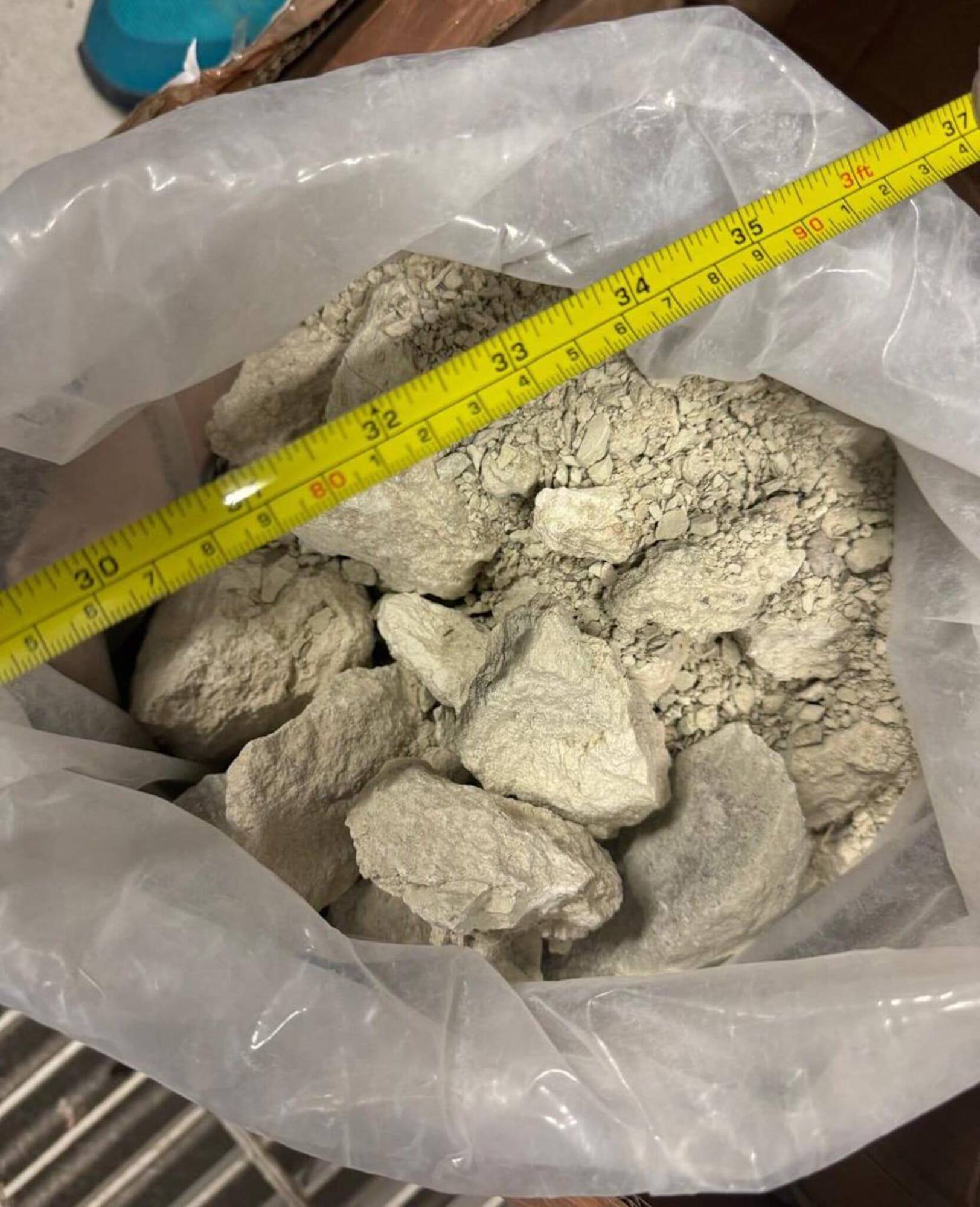 $!Una de las muestras de arcilla que llegaron al laboratorio de CIMAV.