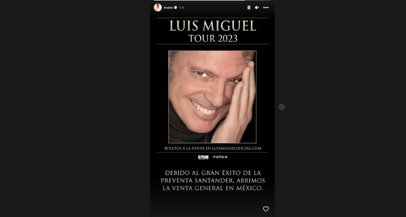 $!Adelantan venta abierta de boletos para conciertos de Luis Miguel