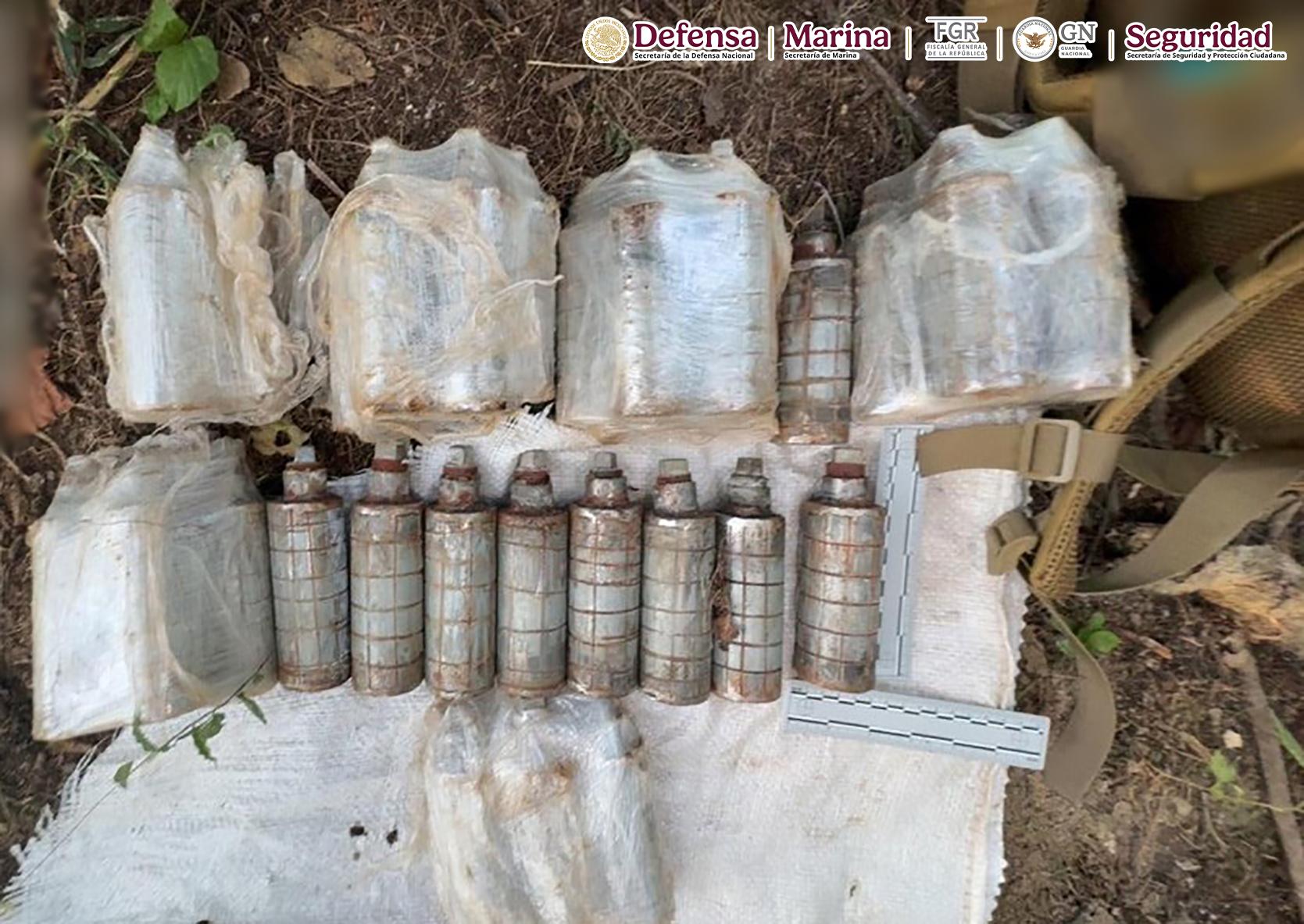 $!Decomisan drogas, arsenal y precursores en operativos federales en Sinaloa