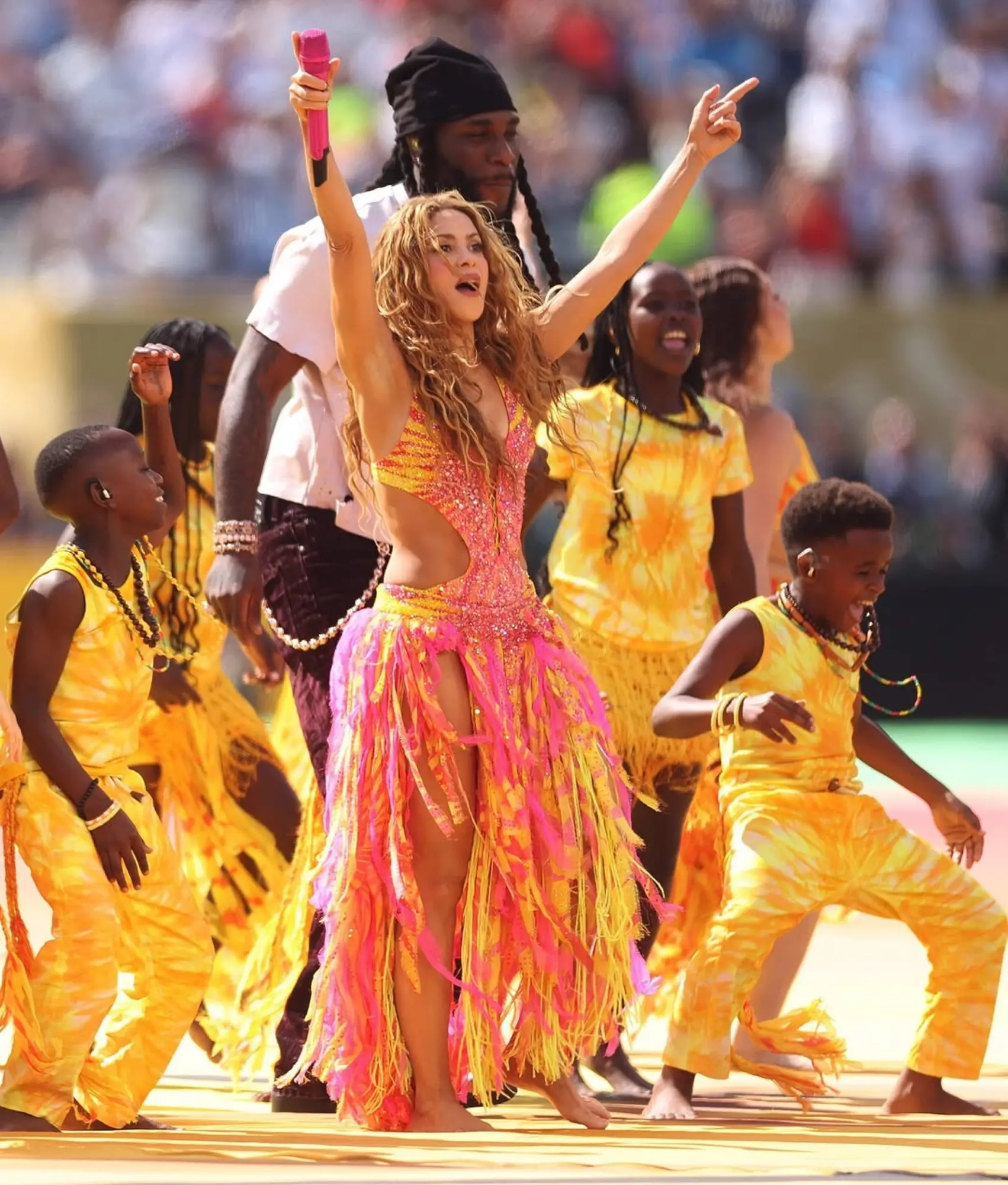 $!Shakira y Burna.
