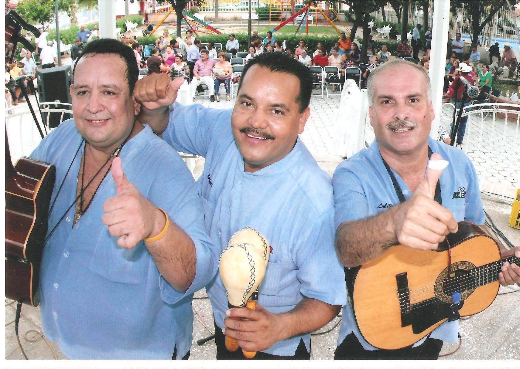 $!El Trío Azteca amenizó muchas Tardes de Boleros, con el Ayuntamiento de Culiacán.