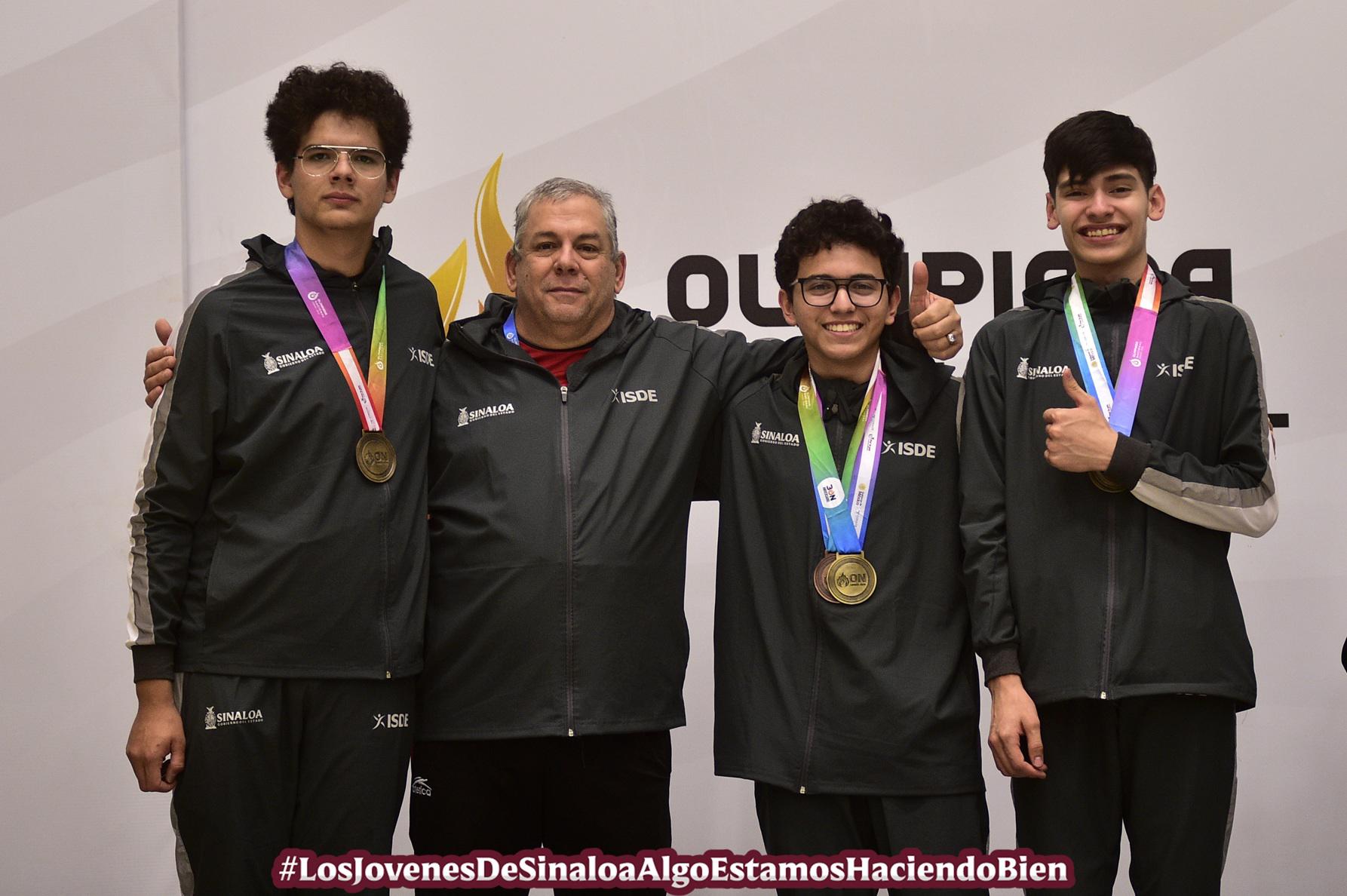 $!Sinaloa iguala récord de 25 medallas en tiro deportivo de Olimpiada Nacional