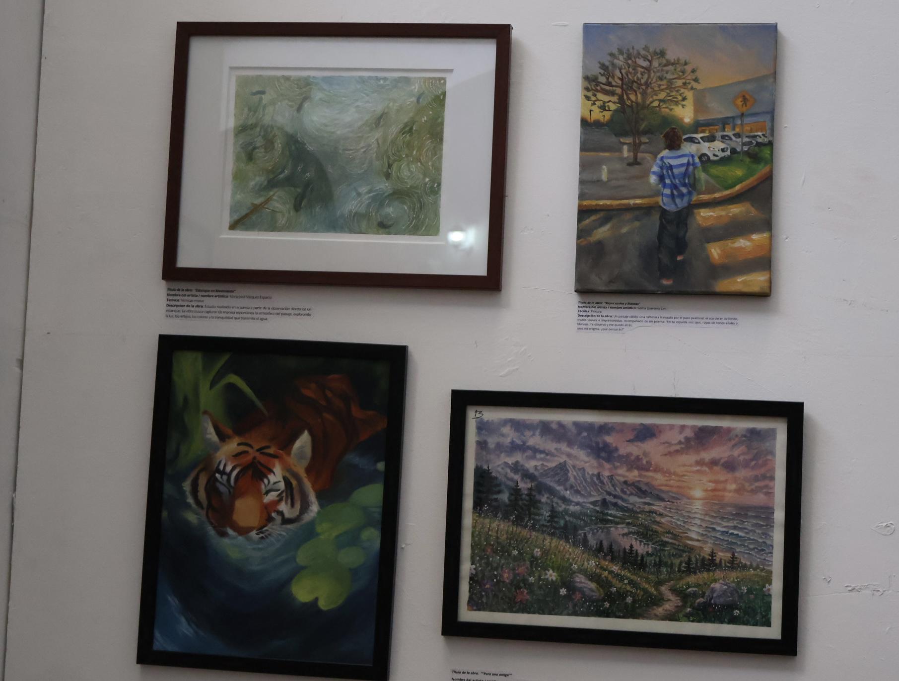 $!Paisajes de la naturaleza y cotidianidad se exhiben en la exposición.