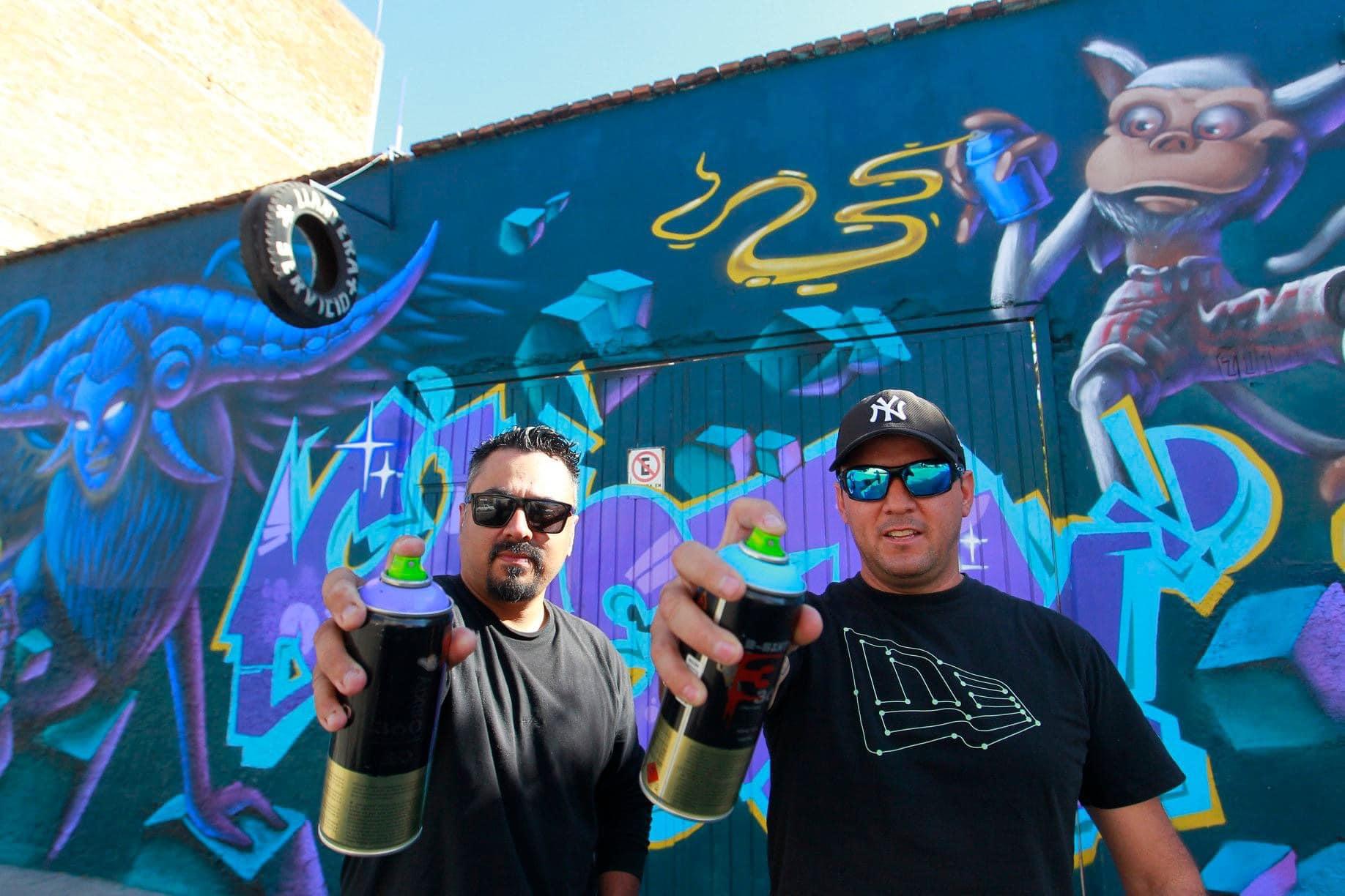 $!El mural muestra algunos de los personajes icónicos de cineasta jalisciense.