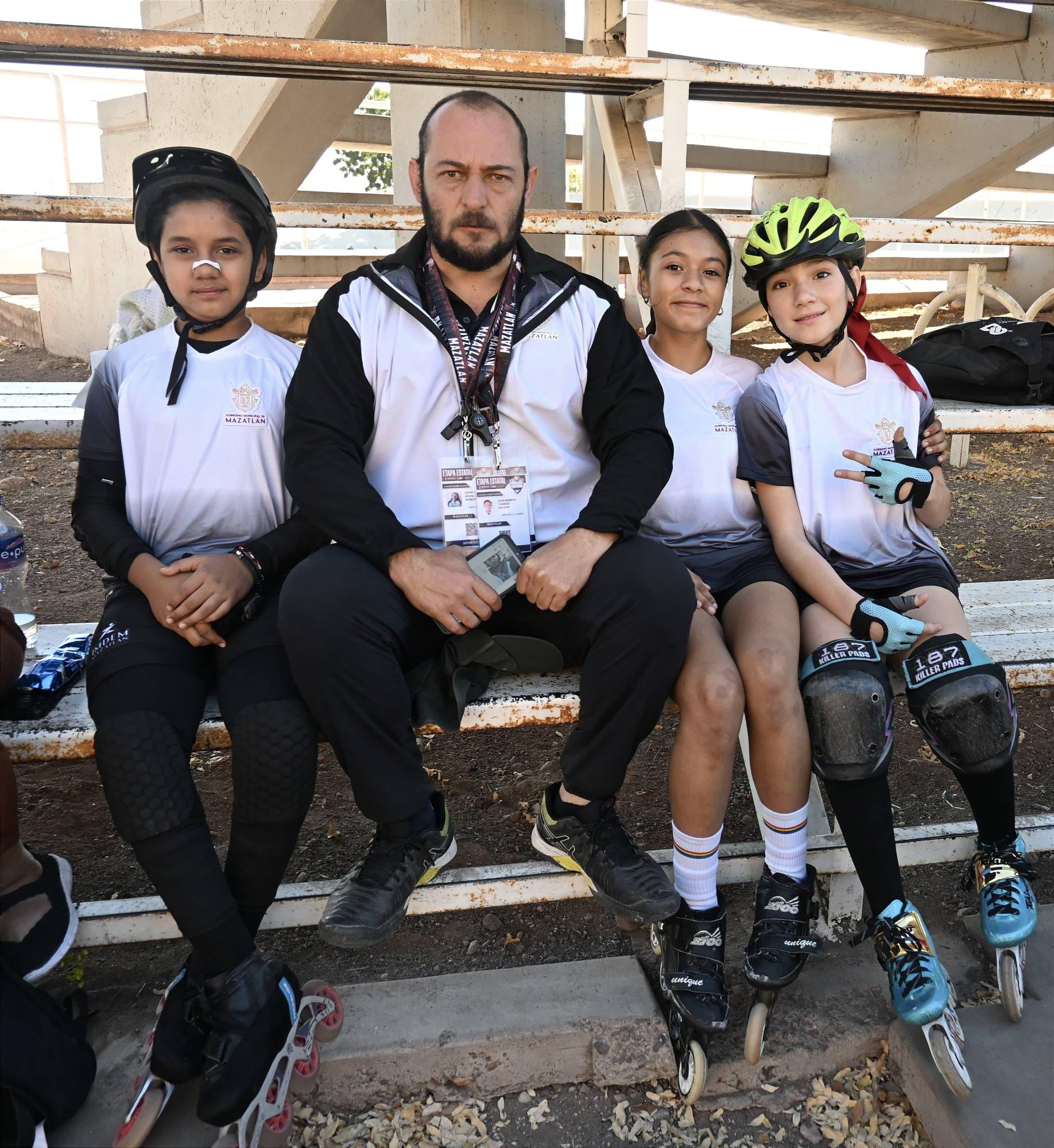 $!A toda velocidad, obtienen patinadores mazatlecos siete preseas en estatal Conade