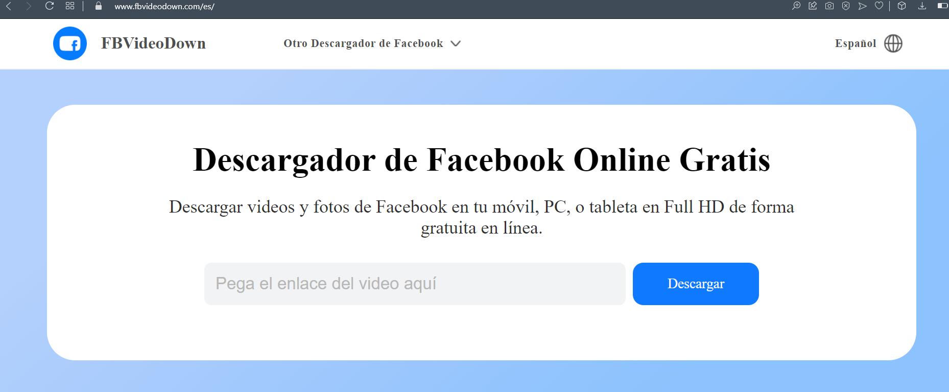 $!El método definitivo para descargar videos FB HD