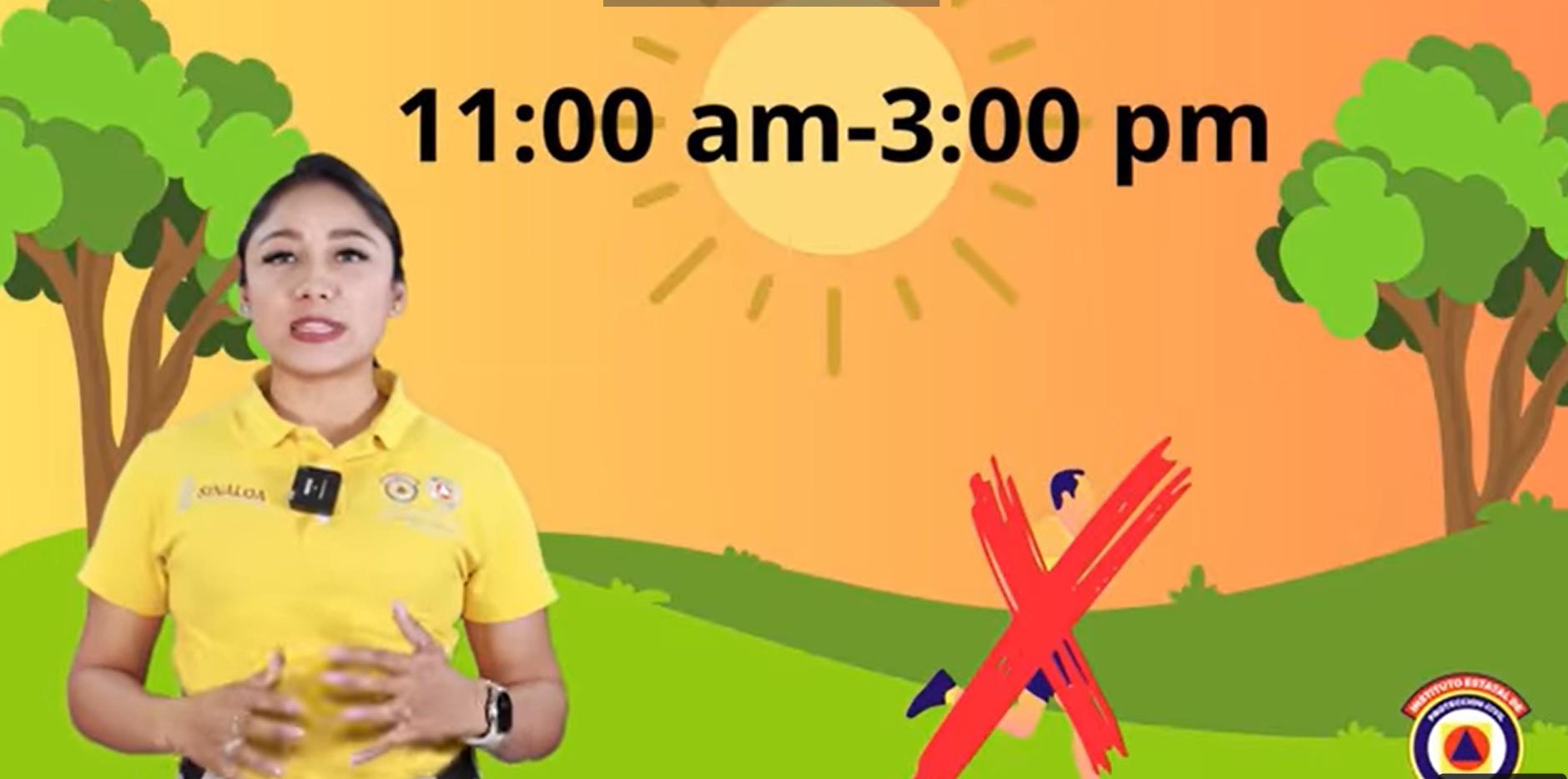 $!Llaman a evitar golpes de calor no exponiéndose al sol en horas fuertes